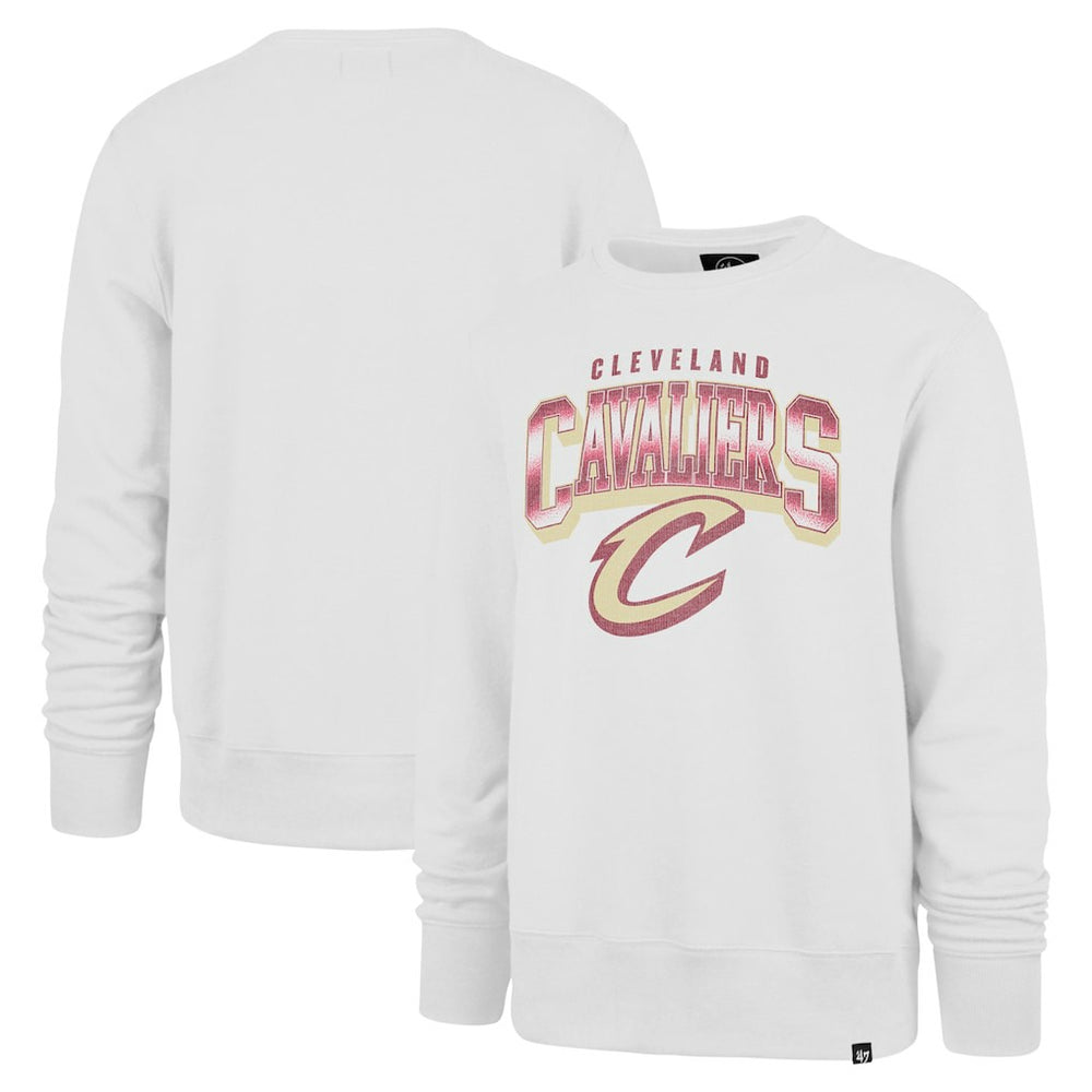 Cleveland Cavaliers '47 Spotlight Headline Pullover Sweatshirt White - 47 brand
