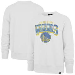 Golden State Warriors '47 Spotlight Headline Pullover Sweatshirt White - 47 brand outlet