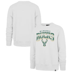 Milwaukee Bucks '47 Spotlight Headline Pullover Sweatshirt White - 47 brand