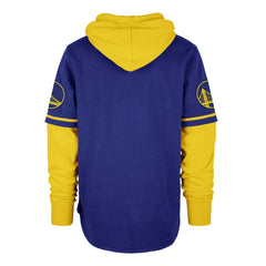 Golden State Warriors '47 Trifecta Shortstop Pullover Hoodie Royal - 47 brand