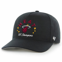 Miami Heat '47 Champs Global Star Hitch Adjustable Hat Black - 47 brand