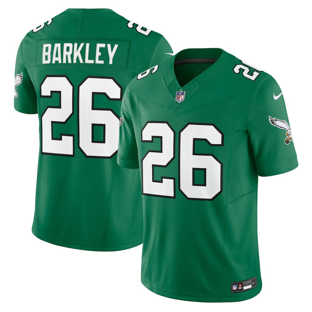 Saquon Barkley Philadelphia Eagles Alternate Vapor F.U.S.E. Limited Jersey - Kelly Green Jerseys