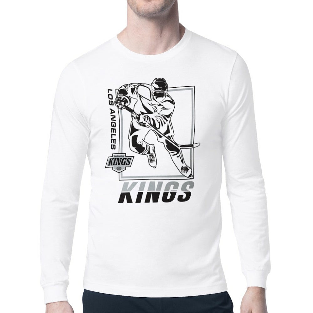 Los Angeles Kings Starter Player Grid Long Sleeve T-Shirt - White | US 201424583