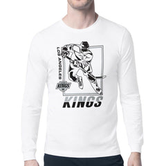 Los Angeles Kings Starter Player Grid Long Sleeve T-Shirt - White | US 201424583