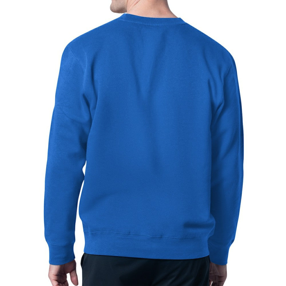 New York Rangers Starter Player Grid Fleece Pullover Sweatshirt - Blue | US 201424767