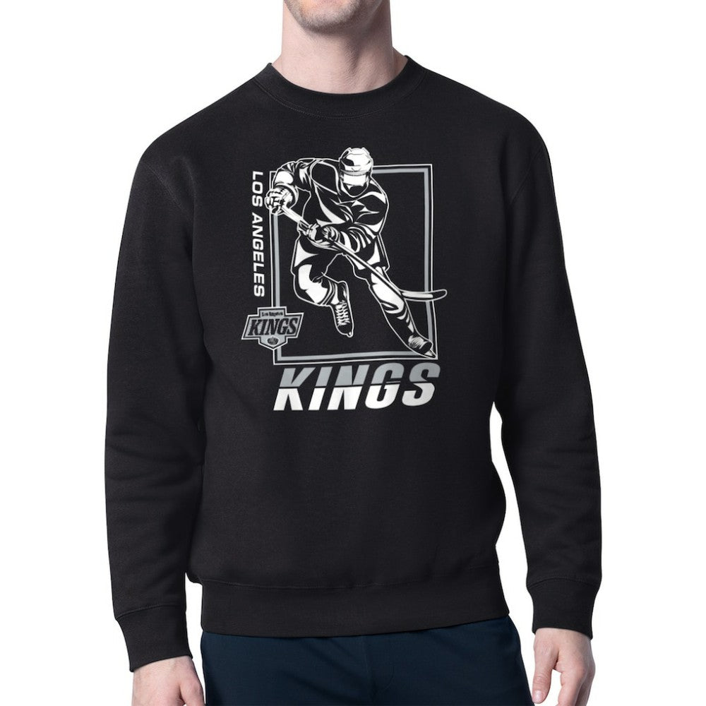 Los Angeles Kings Starter Player Grid Fleece Pullover Sweatshirt - Black | US 201424771