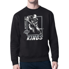 Los Angeles Kings Starter Player Grid Fleece Pullover Sweatshirt - Black | US 201424771