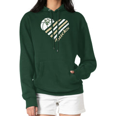Milwaukee Bucks G-III 4Her by Carl Banks Women's Heart Pullover Hoodie - Green