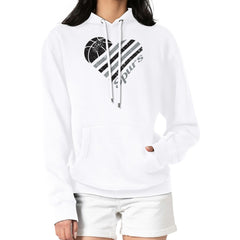 San Antonio Spurs G-III 4Her by Carl Banks Women's Heart Pullover Hoodie - White