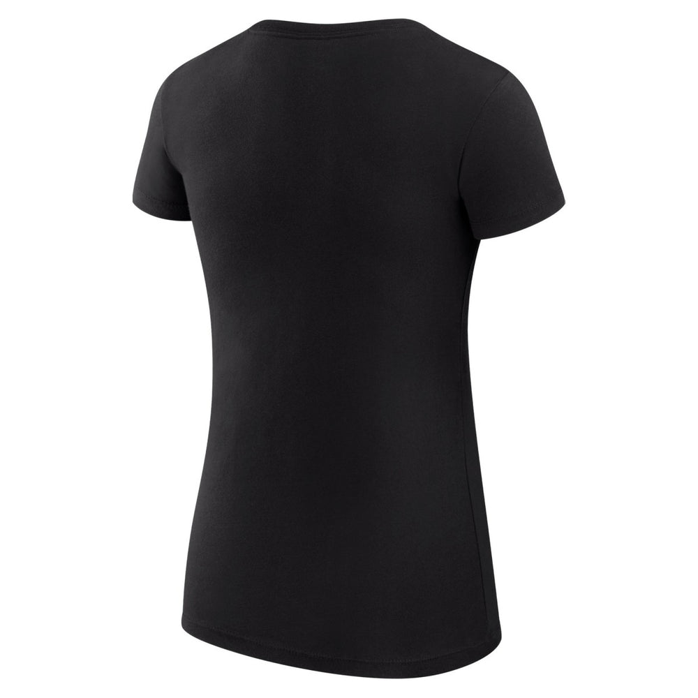 Oklahoma City Thunder G-III 4Her by Carl Banks Women's Super-Slim Fit Lightweight Heart T-Shirt Black