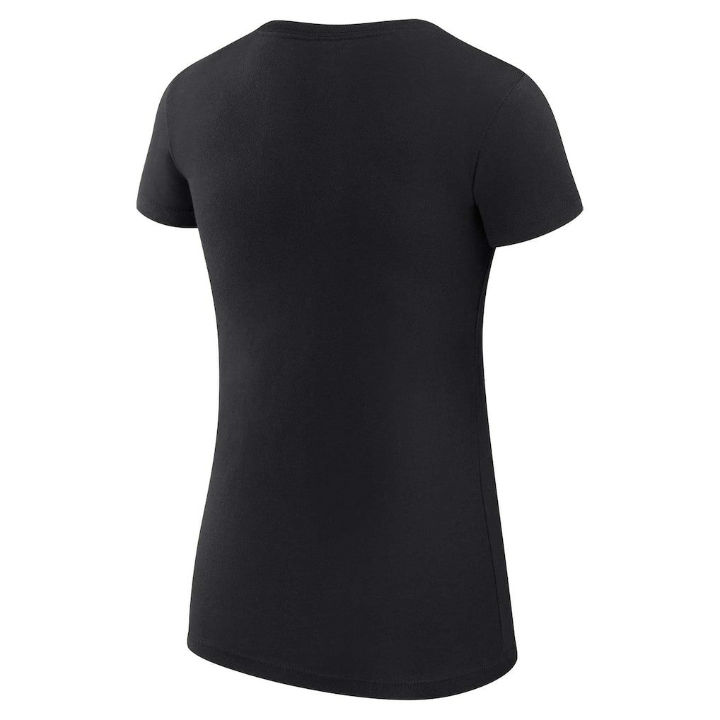 Golden State Warriors G-III 4Her by Carl Banks Women's Super-Slim Fit Lightweight Heart T-Shirt Black outlet