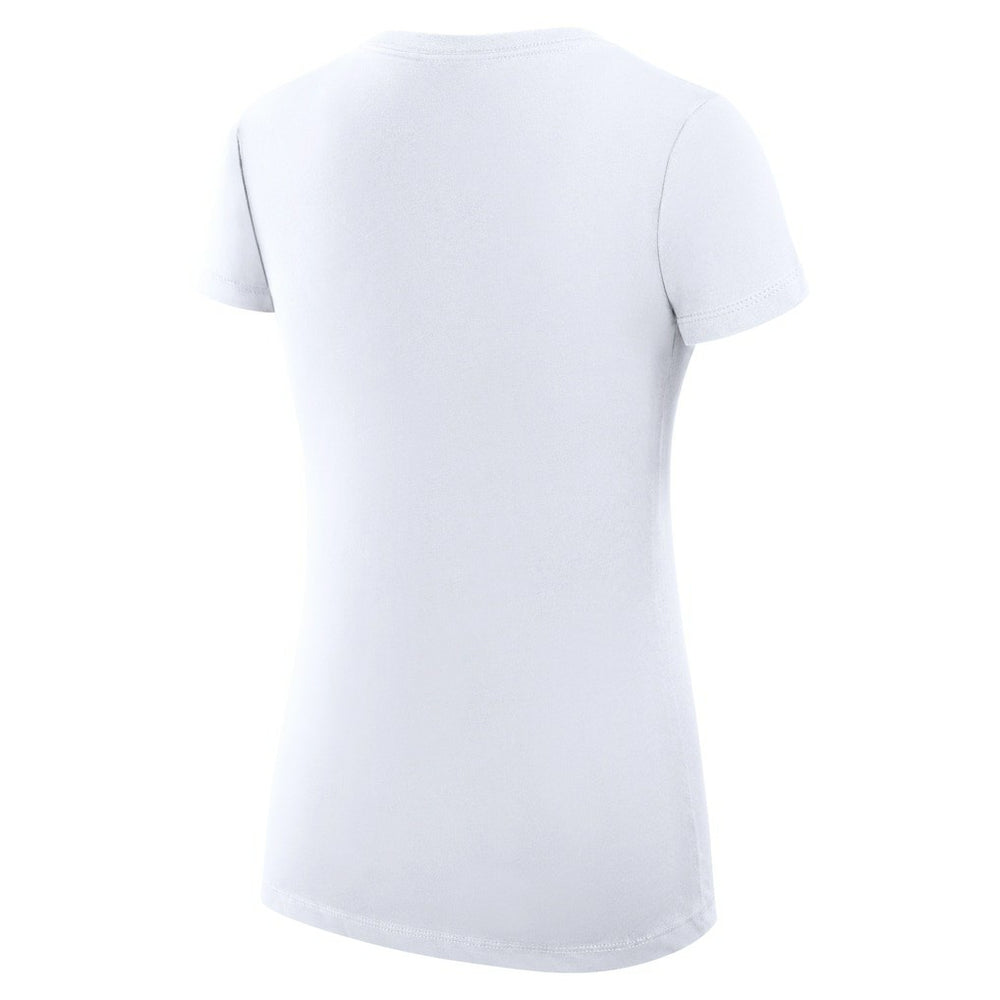 Brooklyn Nets G-III 4Her by Carl Banks Women's Super-Slim Fit Lightweight Heart V-Neck T-Shirt White