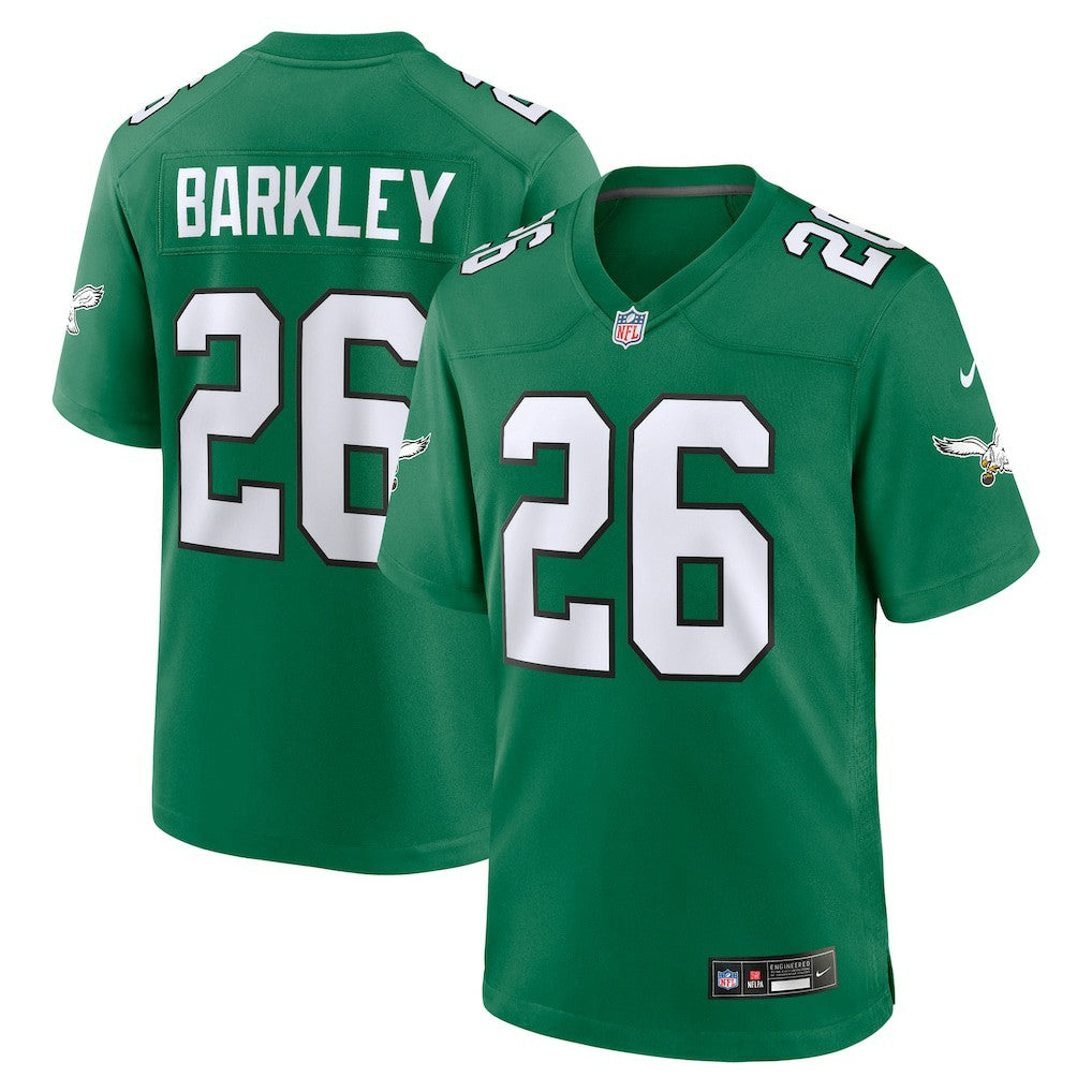 Saquon Barkley Philadelphia Eagles Alternate Game Jersey - Kelly Green Jerseys