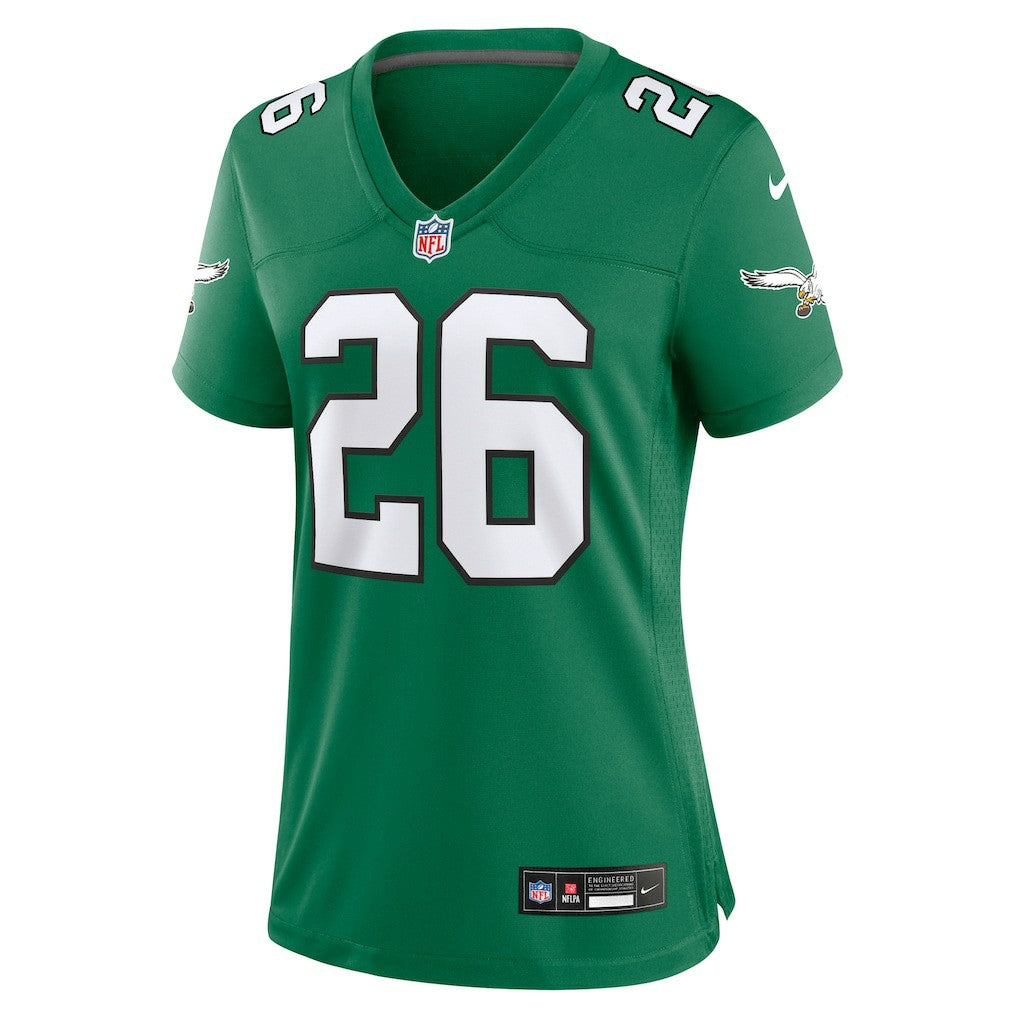 Saquon Barkley Philadelphia Eagles Women's Alternate Game Jersey - Kelly Green Jerseys
