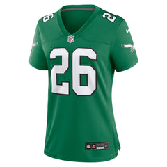 Saquon Barkley Philadelphia Eagles Women's Alternate Game Jersey - Kelly Green Jerseys
