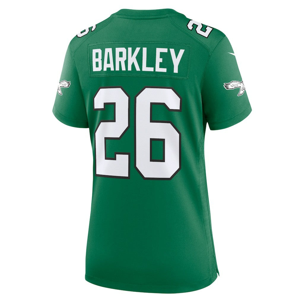 Saquon Barkley Philadelphia Eagles Women's Alternate Game Jersey - Kelly Green Jerseys