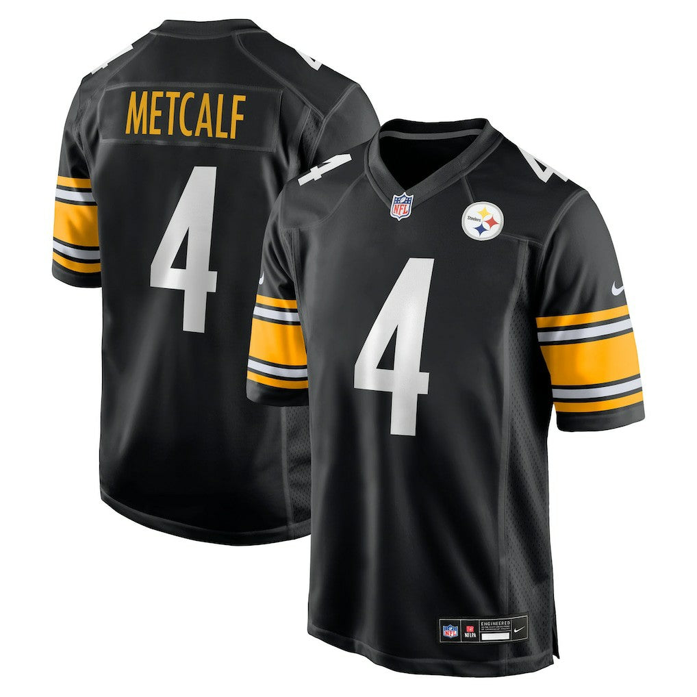 DK Metcalf Pittsburgh Steelers Game Player Jersey - Black Jerseys