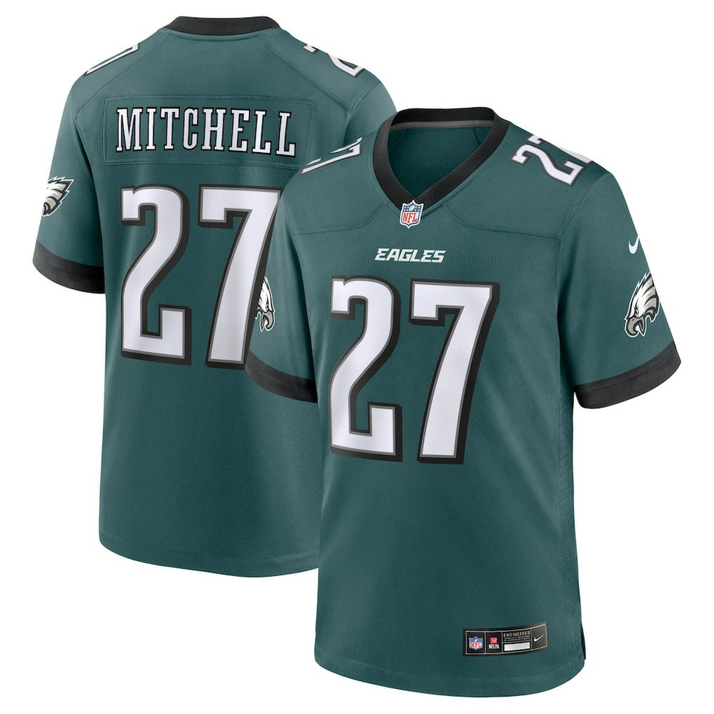 Quinyon Mitchell Philadelphia Eagles Player Game Jersey - Midnight Green Jerseys