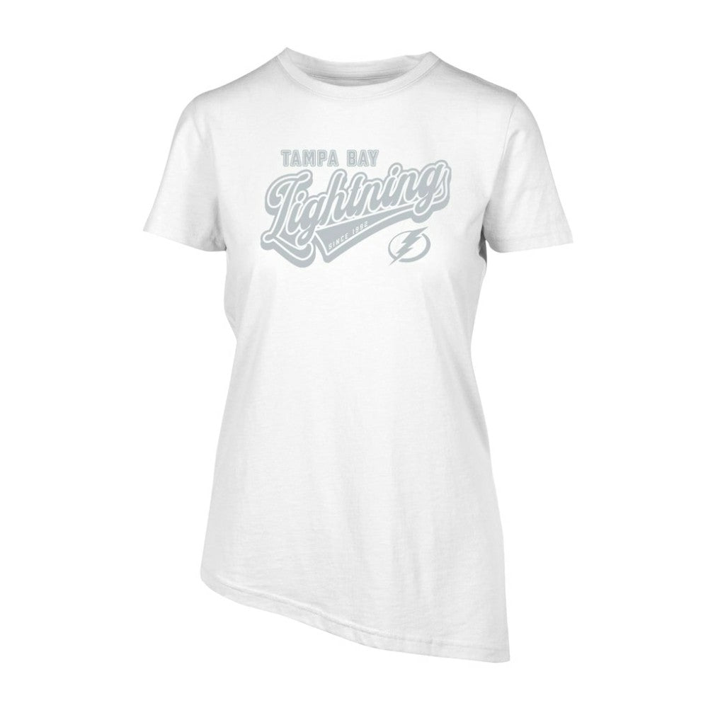 Tampa Bay Lightning Levelwear Women's Birch Sweep T-Shirt - White | US 201425371