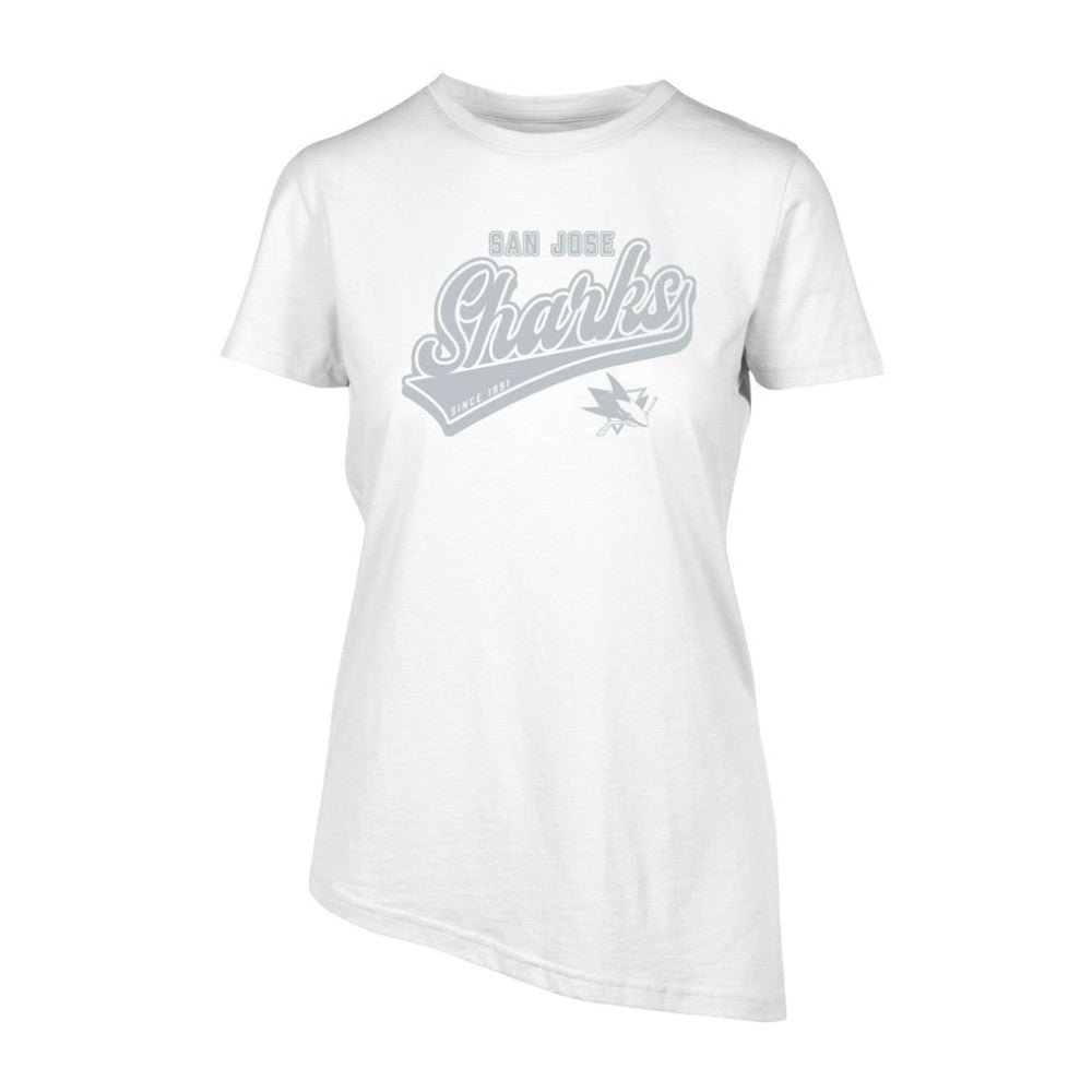 San Jose Sharks Levelwear Women's Birch Sweep T-Shirt - White | US 201425374
