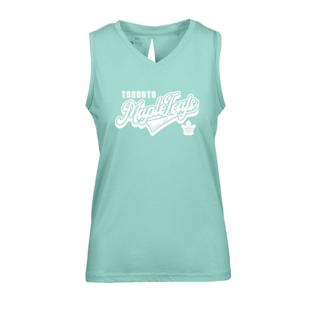 Toronto Maple Leafs Levelwear Women's Paisley Sweep V-Neck Tank Top - Mint | US 201425381