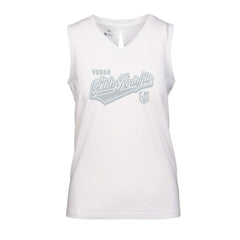 Vegas Golden Knights Levelwear Women's Paisley Sweep V-Neck Tank Top - White | US 201425430