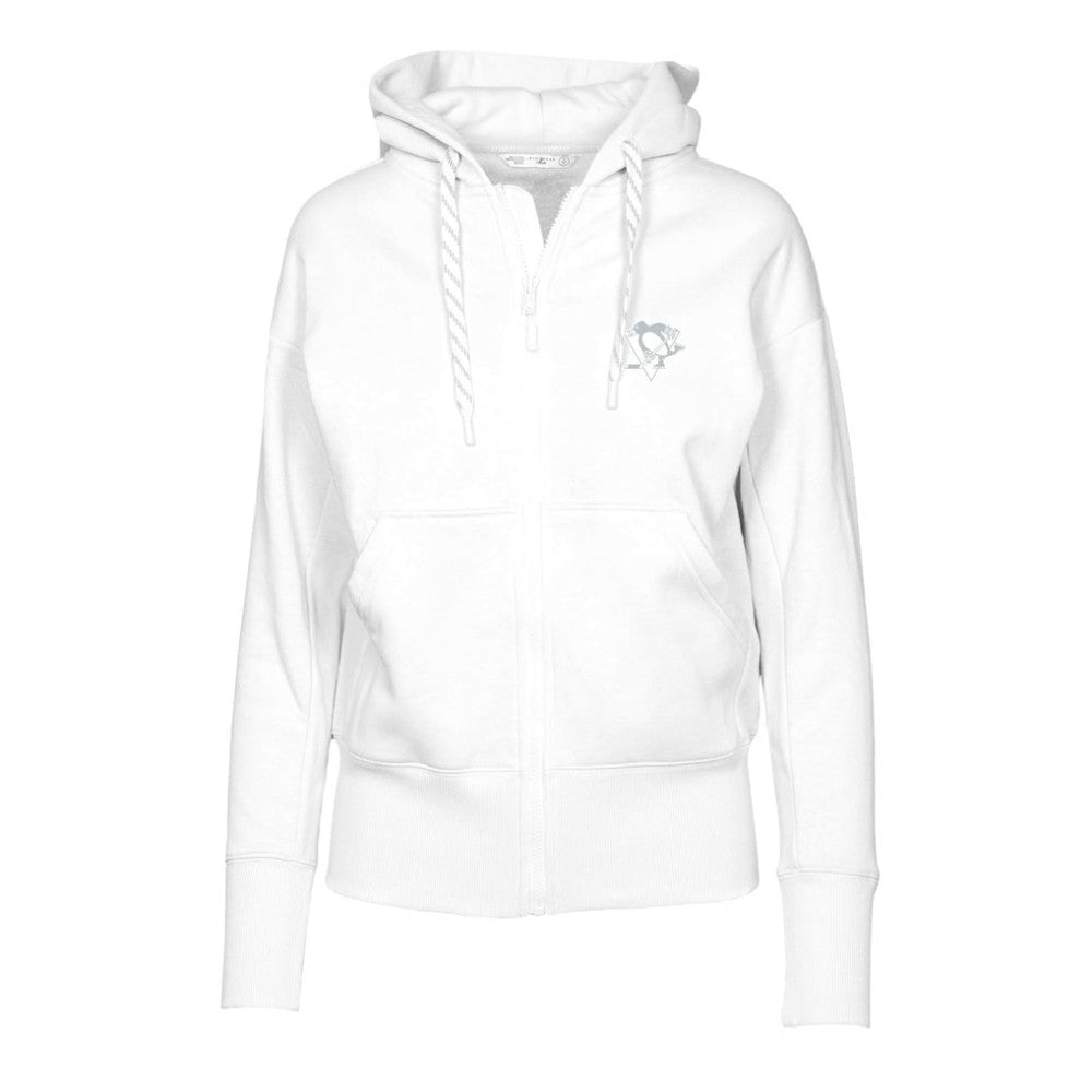 Pittsburgh Penguins Levelwear Women's Gardinia Core Full-Zip Hoodie Jacket - White | US 201425551