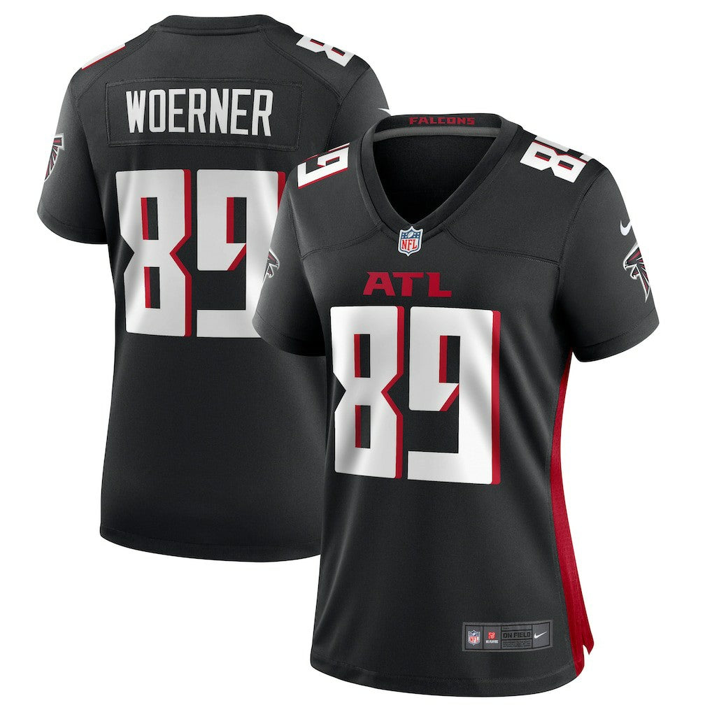 Charlie Woerner Atlanta Falcons Women's Game Jersey - Black Jerseys