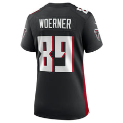 Charlie Woerner Atlanta Falcons Women's Game Jersey - Black Jerseys