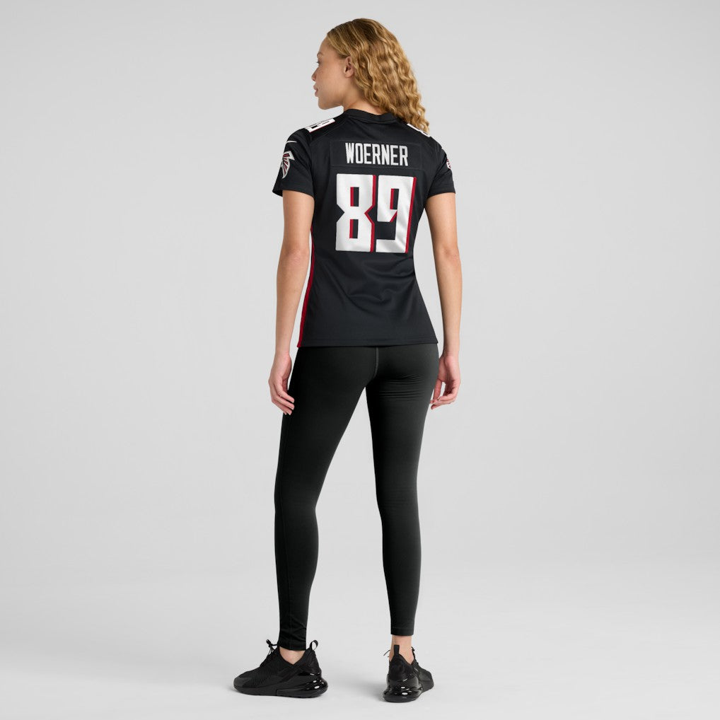 Charlie Woerner Atlanta Falcons Women's Game Jersey - Black Jerseys