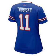 Mitchell Trubisky Buffalo Bills Women's Game Jersey - Royal Jerseys