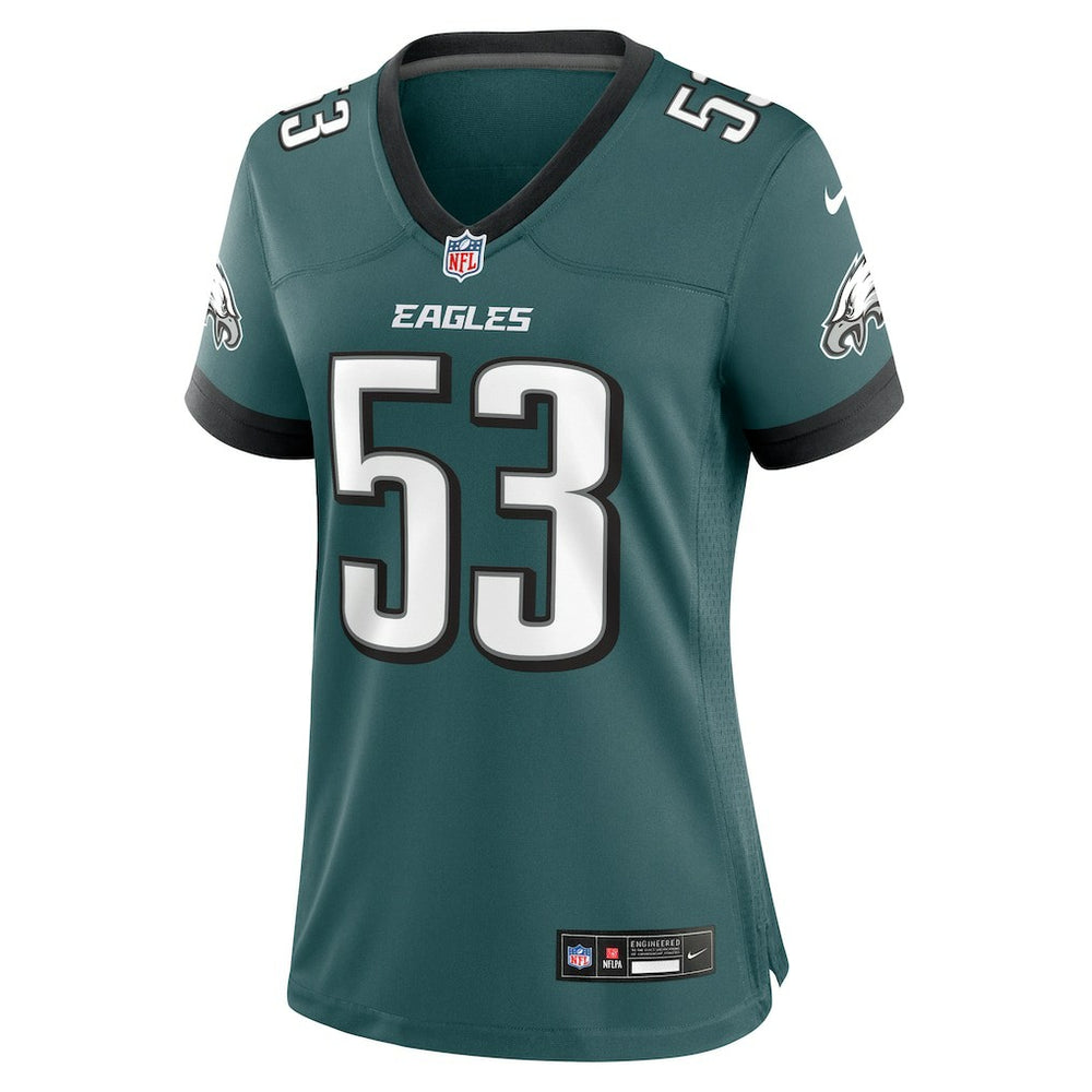 Zack Baun Philadelphia Eagles Women's Game Jersey - Midnight Green Jerseys