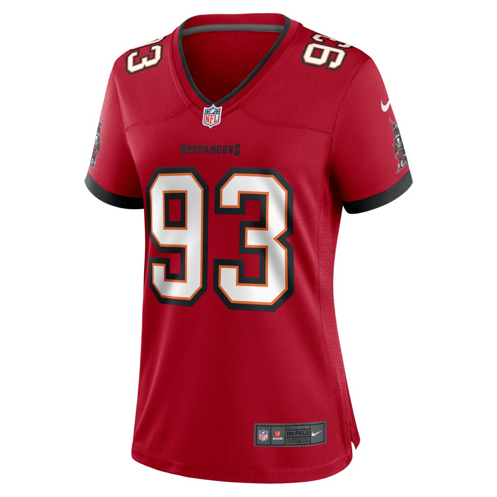 Eric Banks Tampa Bay Buccaneers Women's Game Jersey - Red Jerseys