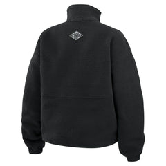 Los Angeles Kings WEAR by Erin Andrews Women's Polar Fleece Half-Zip Jacket - Black | US 201429678