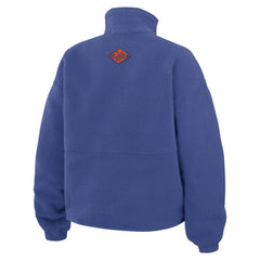 New York Islanders WEAR by Erin Andrews Women's Polar Fleece Half-Zip Jacket - Royal | US 201429686