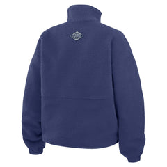 Toronto Maple Leafs WEAR by Erin Andrews Women's Polar Fleece Half-Zip Jacket - Blue | US 201429693