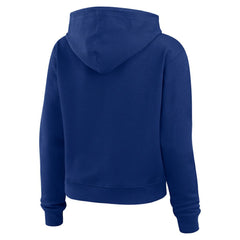 St. Louis Blues WEAR by Erin Andrews Women's Waffle-Knit Pullover Hoodie - Blue | US 201429712