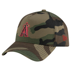 Los Angeles Angels New Era Woodland Team Pop 9FORTY A-Frame Adjustable Hat - Camo Hats