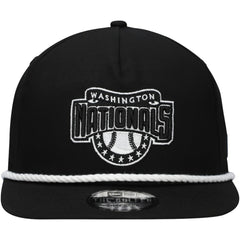 Washington Nationals New Era Golfer Snapback Hat - Black Hats
