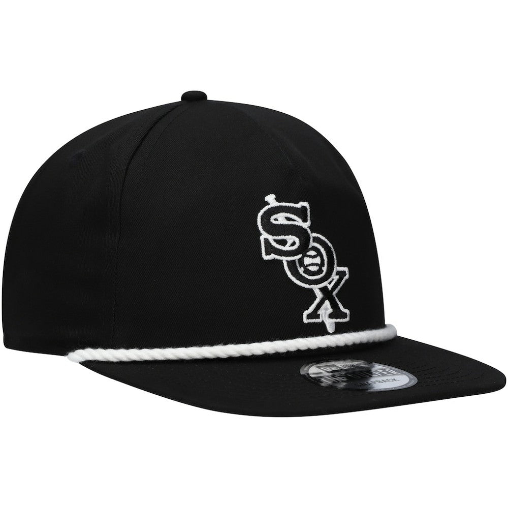 Chicago White Sox New Era Golfer Snapback Hat - Black Hats