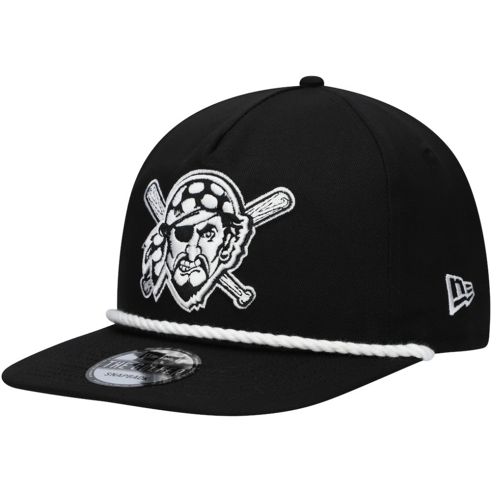 Pittsburgh Pirates New Era Golfer Snapback Hat - Black Hats
