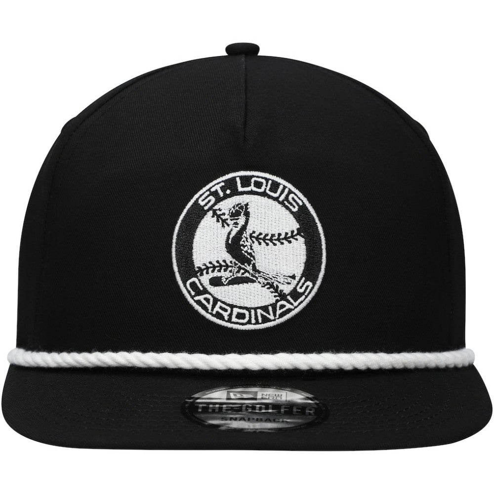 St. Louis Cardinals New Era Golfer Snapback Hat - Black Hats