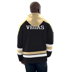 Vegas Golden Knights Starter Hockey Pullover Hoodie - Black/Gold | US 201432136