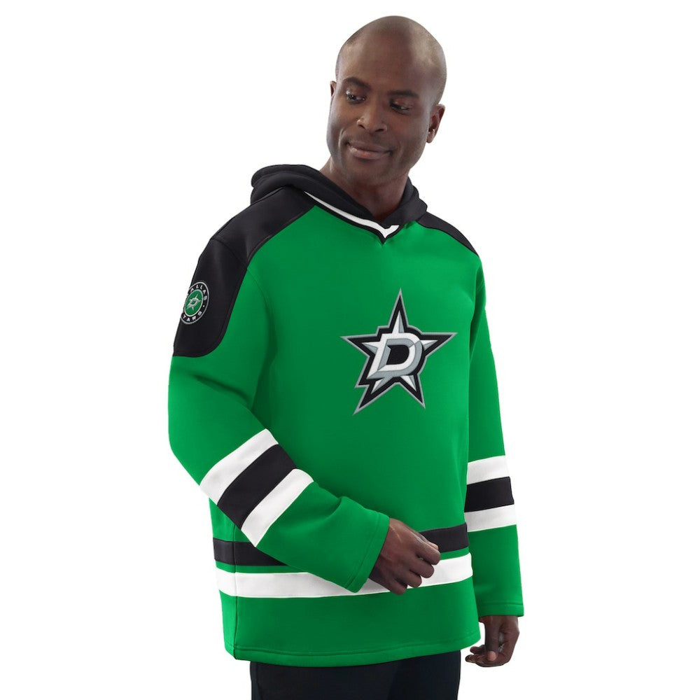 Dallas Stars Starter Hockey Pullover Hoodie - Kelly Green/Black | US 201432140