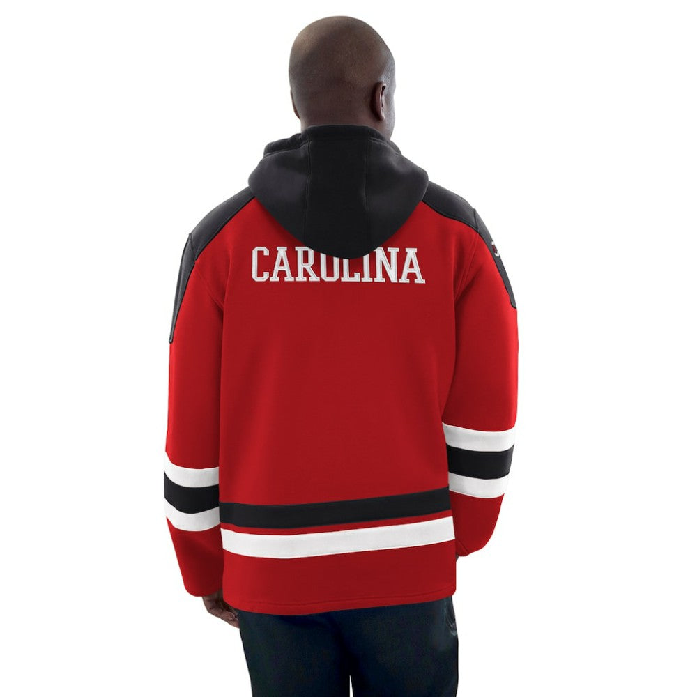 Carolina Hurricanes Starter Hockey Pullover Hoodie - Red/Black | US 201432144