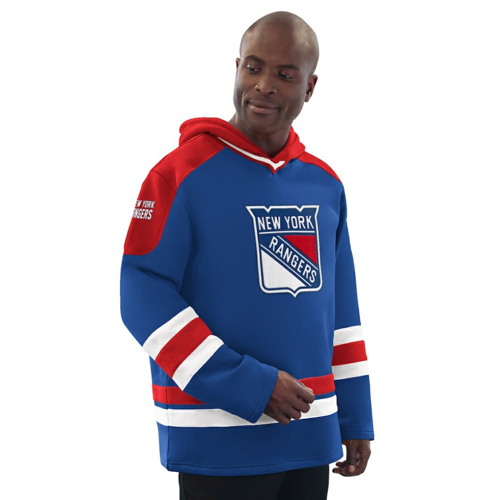 New York Rangers Starter Hockey Pullover Hoodie - Blue/Red | US 201432146