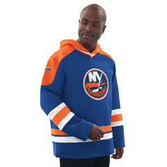New York Islanders Starter Hockey Pullover Hoodie - Royal/Orange | US 201432151