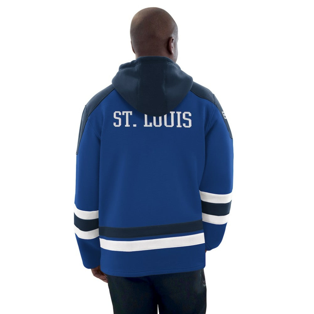 St. Louis Blues Starter Hockey Pullover Hoodie - Blue/Navy | US 201432152