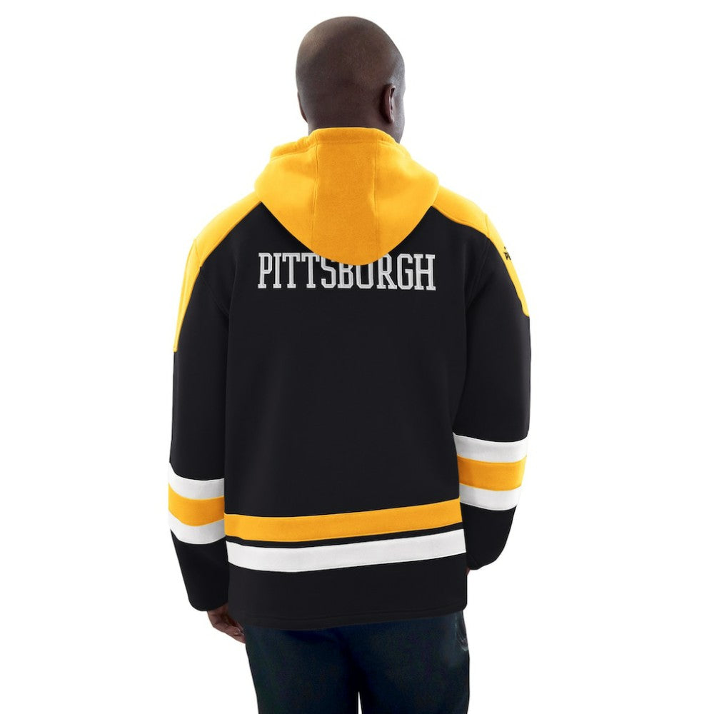 Pittsburgh Penguins Starter Hockey Pullover Hoodie - Black/Gold | US 201432153