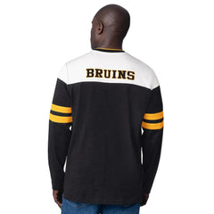 Boston Bruins Starter Blitz Durene Long Sleeve T-Shirt - Black | US 201432179